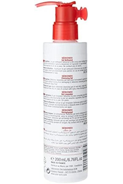 ACM ACM Sebionex Cleaning Gel 200 ml - Packaging may vary, Pack of 1