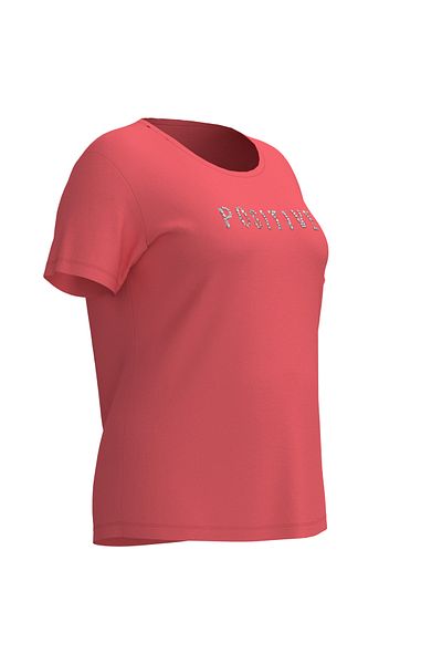 bilcee Γυναικείο μπλουζάκι με στάμπα Camellia Plus Size 4068