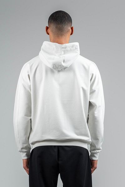 MARATON Oversize Men's Hooded Low Sleeve Silver Gray Tracksuit Top 23115