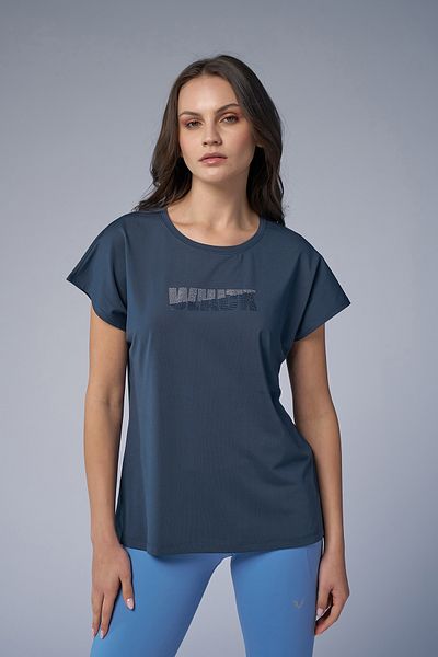 bilcee Tricou imprimat cu piatră de carbon pentru femei Model: 4079