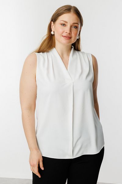 Ekol V-Neck Satin Blouse