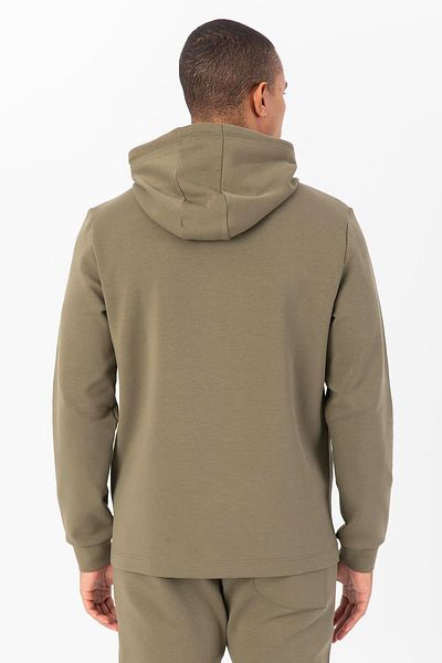 MARATON Regular Men's Hooded Sleeves Light Khaki Sweatshirt 22482