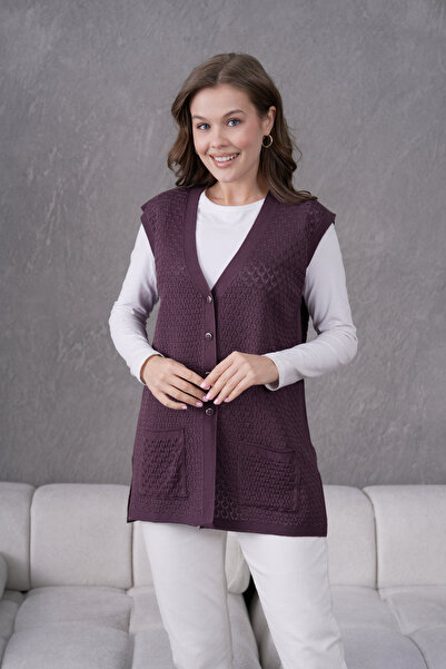 Lamierra Knitwear Plus Size Mother Seasonal Vest