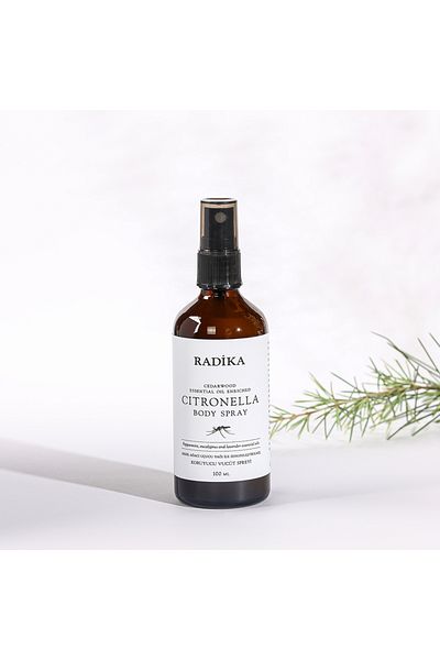 Radika Aromatherapy Insektenschutz, zum Schutz vor Mücken, 100% Rein, BIO, natürlich, 100 ml