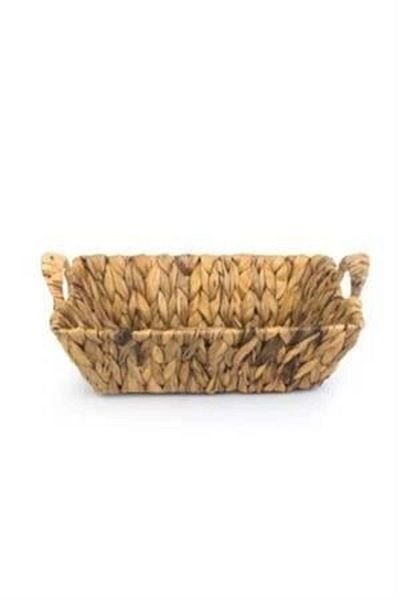 Trade Bazaar Wicker Bread Basket with Handles19X19 cm