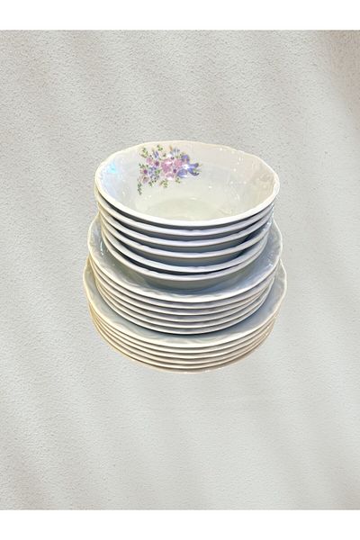 Porland Porcelain Müge 20 Cm Pit Plate - 12 pcs PRL012