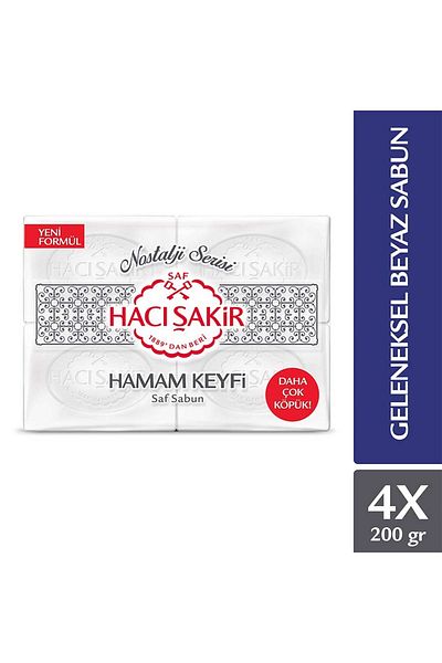 Hacı Şakir Soap 800GR Turkish Bath Enjoyment (Nostalgia Series) (Set of 2)