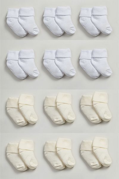 vivala 12 Pairs Baby Cotton Curly Socks