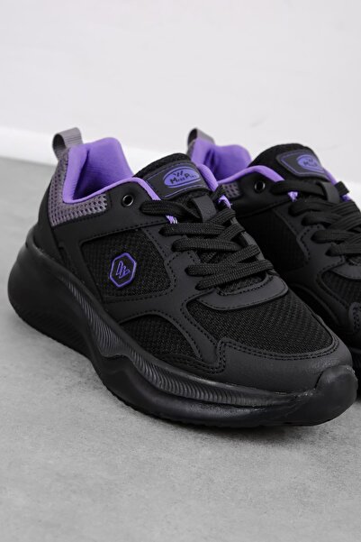 Lal Shoes & Bags Vitole Жіночі кросівки з шнурівкою та деталями - чорні