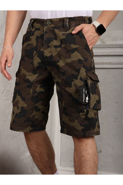FRANKNESS JNS Ανδρικό σορτς Cargo Camouflage