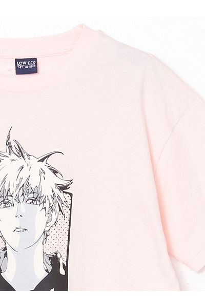 LC Waikiki New Season Crew Neck Anime Printed Boys' T-Shirt - S5H824Z4