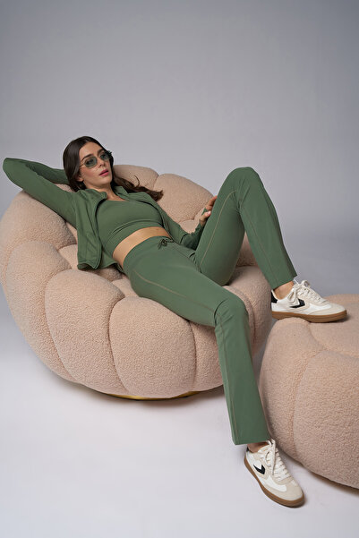 bilcee Πράσινο αθλητικό μπουφάν Slim Fit 4187