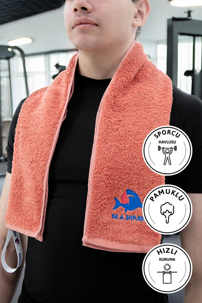 FAVORA Спортивний тренувальний рушник 105x30 - Цегла