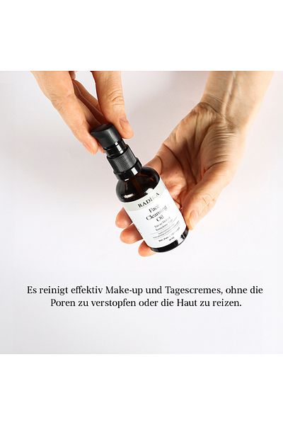 Radika Aromatherapy Gesichtsreinigungsöl, Make-up-entferner, 100% Rein, Bio, Natürlich, 50 ml