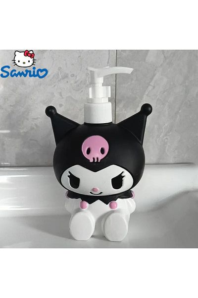BABUN Sanrio Character Kuromi Figure Soap Dispenser για Παιδιά Παιδικό Σαπούνι Αφρόλουτρο Σαπούνι Σαμπουάν Μπουκάλι