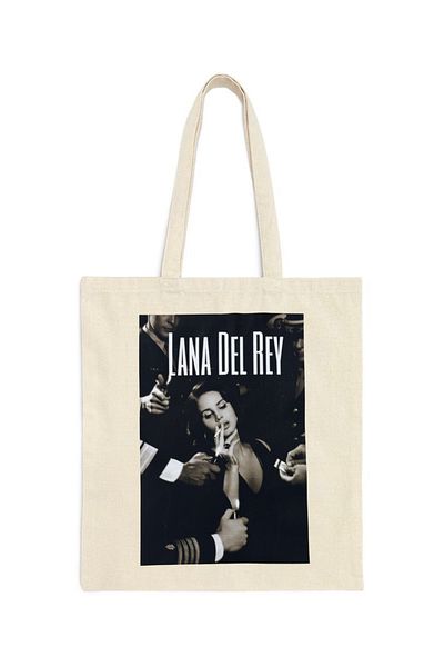EFBUTİK Τύποι υφασμάτινων τσαντών - Αφίσα Lana Del Rey
