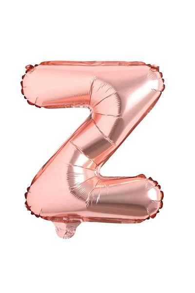MAXEE STORE Balon aniversar Maxee, litera Z, rose, 40 cm
