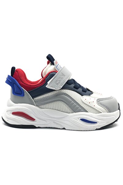 Cool Evo-Toti Sneaker Orthopedic Sole Unisex Children's Sports Shoes White-Dark Blue