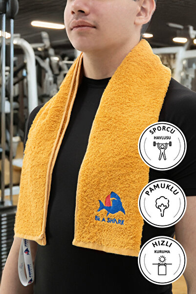 FAVORA Спортивний рушник для тренувань 105x30 - жовтий