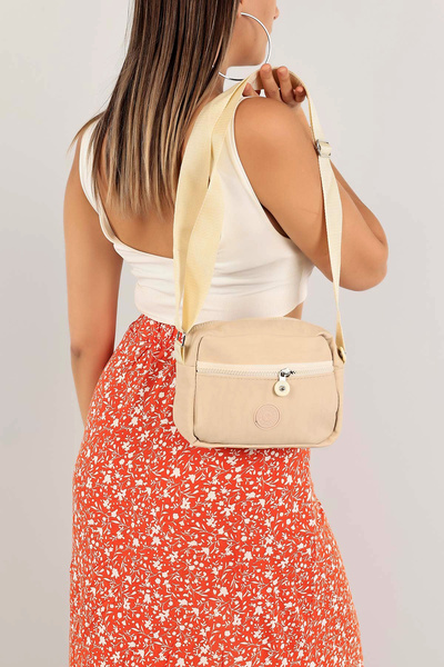 FuryaTedarik Krinkıl Kumaş Suya Karşı Dayanıklı Çapraz Çanta