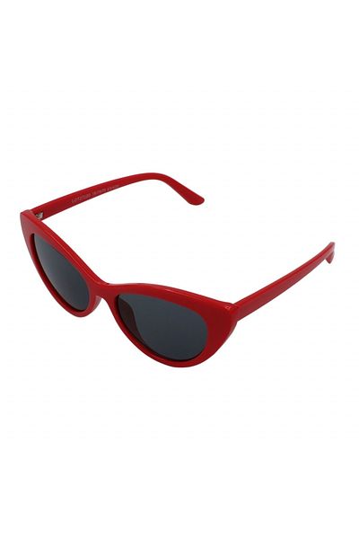 BM GİFT DESİGN Women's Cat Eye Sunglasses Red