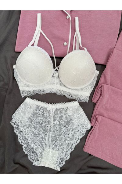 Lena Homewears Lena donji veš, mekani rubovi, detaljan set pidžama sa kratkim...