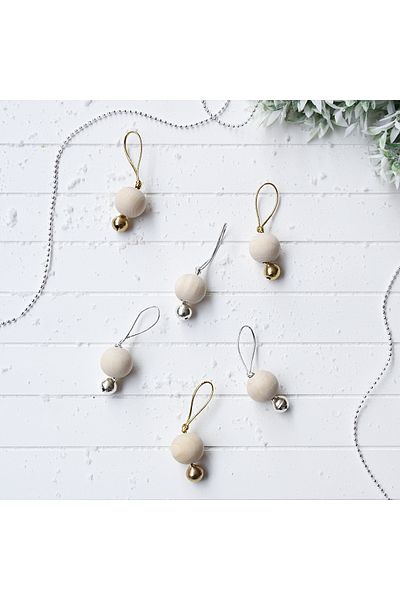 Bimotif New Year's Ornament, 6-Strong Solid Bell