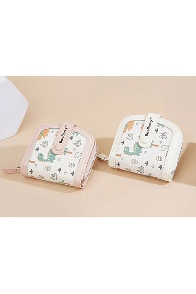 baellerry Cute Dinosaur Patterned Girl's Boy's Wallet