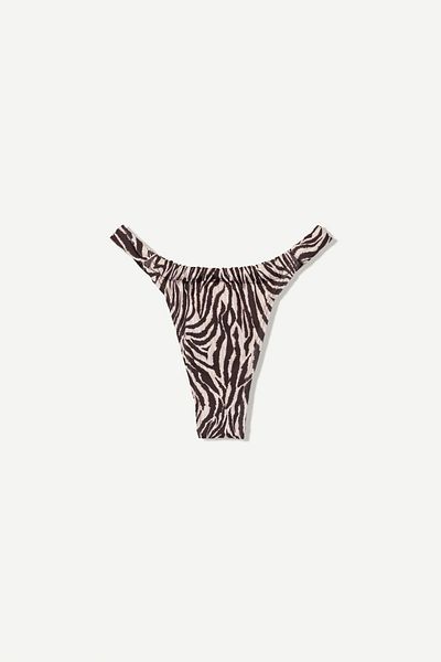Bershka Animal print bikini bottoms