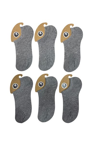 ENFAEL Pack of 12 Men's Gray Economical Sneaker Invisible Socks