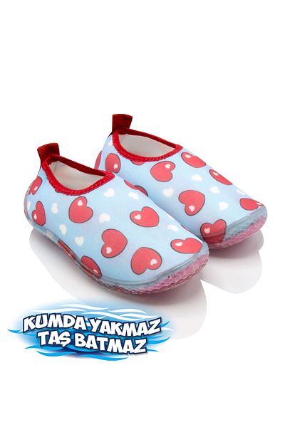 Twigy Pantofi de mare pentru copii Heart Blue