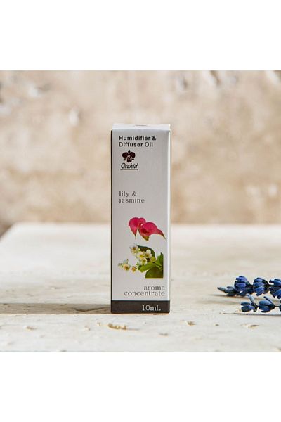 ORCHID Lily and Jasmine Aroma Concentrate Humidifier and Diffuser Oil - 10 ml