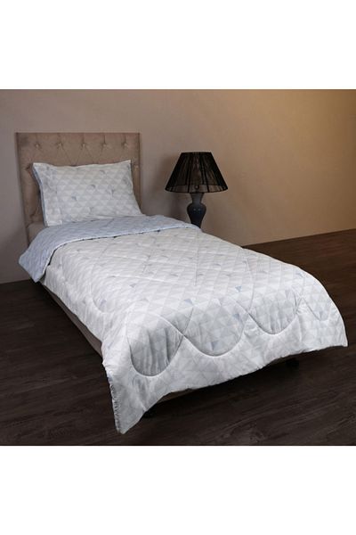 Home Box Malta Pixel 2-Piece Printed Cotton Single Comforter Set - 135x220 cm