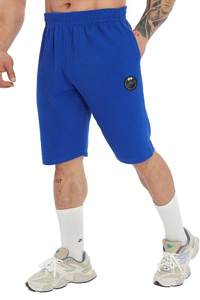 Big Sam Men's Cotton Sports Shorts with Emblem Big Sam 1521