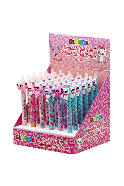 Globox Kedili Silinebilir Jel Kalem