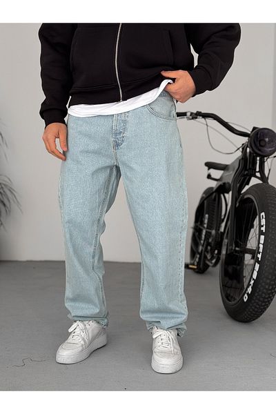 BYBASICMAN Ice Blue Basic Baggy Jean GJ-16613/16453