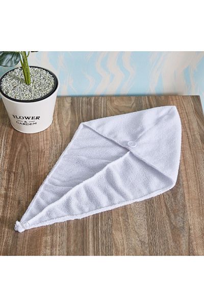 Home Box Cotton Hair Turban - 22x52 cm