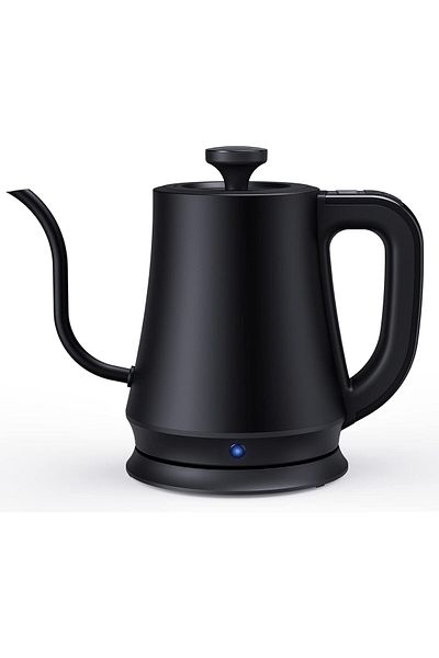 INVEIN Electric Kettle for Specialty Coffee with Temperature Control and Stabilization - 1 Liter, Fast Heating and Professional Pouring
