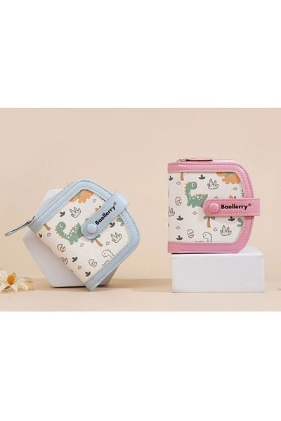 baellerry Cute Dinosaur Patterned Girl's Boy's Wallet