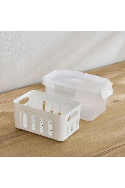 Home Box Sistematico Clip Lock Canister with Drainage - 1000 ml
