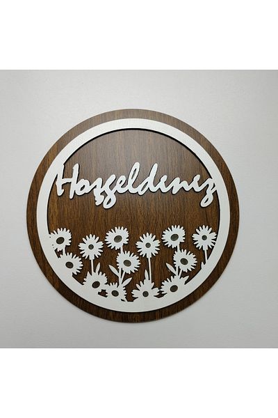 HARPİES "Welcome" Door Ornament | 20*20cm | Ks8002