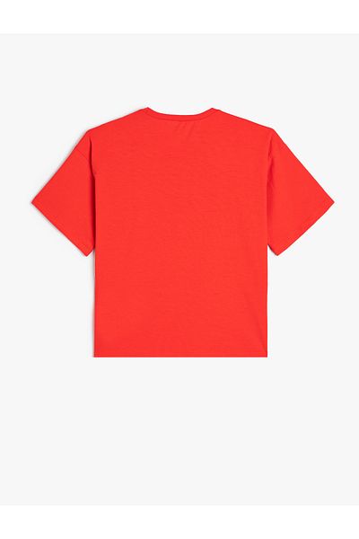 Koton New Season April 23 Printed T-Shirt Crew Neck Short Sleeve Cotton