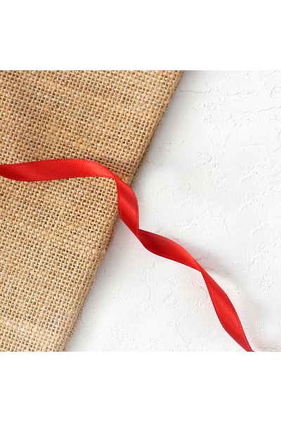 Bimotif 10 Meters Red Satin Ribbon - 10 mm