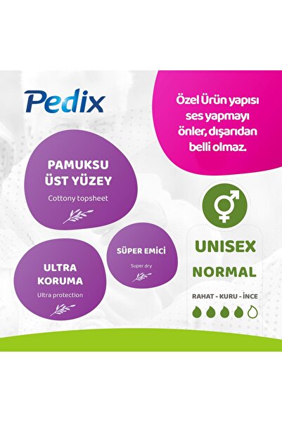 PEDİX  Mesane Pedi Unısex Büyük Boy Large (L)  240 Adet