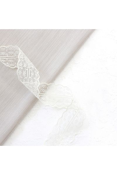 Bimotif Panglică Dantela 5 Metri, 4,5 Cm Albă