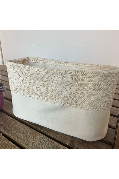 Dost 100% Cotton Towel Basket - Storage Organizer Box