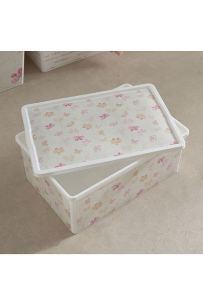 Home Box Meadows Trend Printed Box - 37x26x14 cm