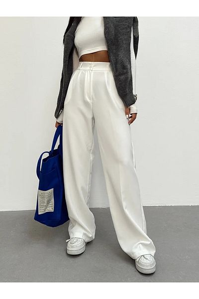 mydukkan.co Waist Elastic Palazzo Trousers