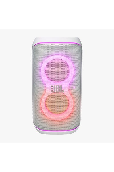 JBL PARTYBOX 120 Portable Bluetooth Party Speaker – 160W, Bass Boost, LED Lights, White