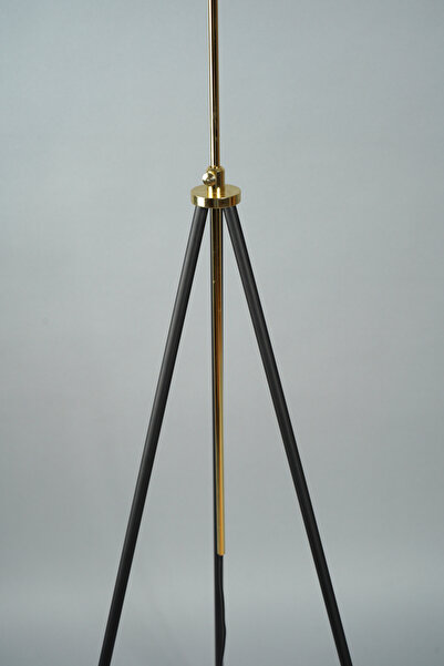 NAVEMU Pier Metal Lambader Siyah-Mavi-Kiremit (38x38x145 cm)